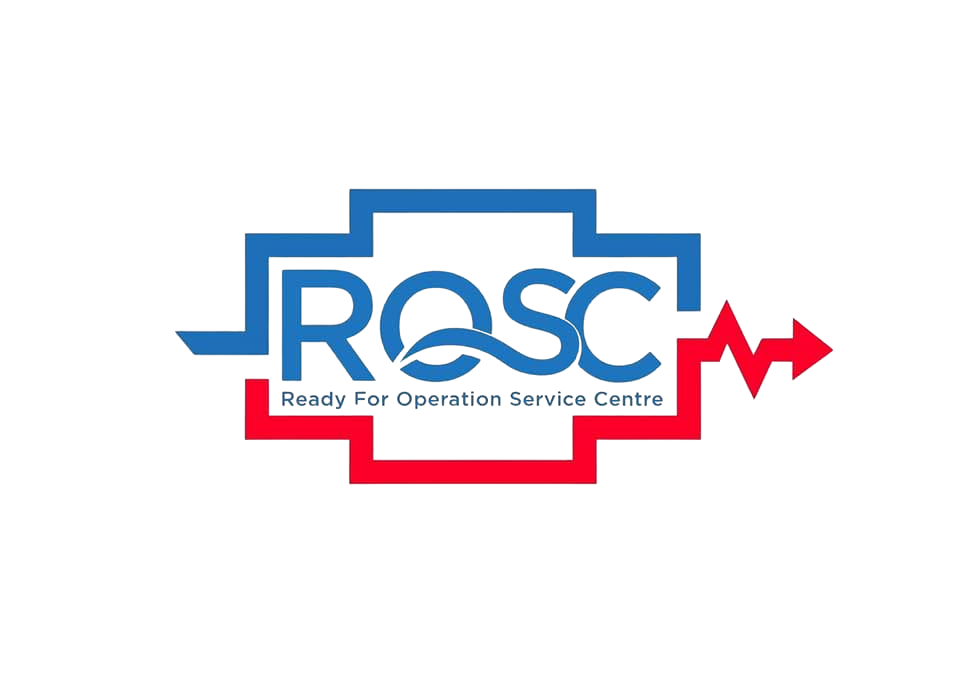 โลโก้ ROSC — Ready For Operation Service Centre